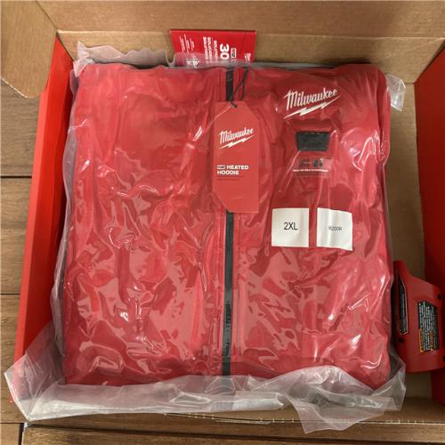 California NEW Milwaukee M12 Heated Hoodie Size 2X Red (No battery)