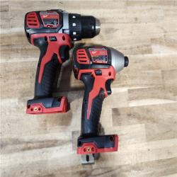 HOUSTON LOCATION - AS-IS MILWAUKEE 2 TOOL COMBO KIT W/ (2) BATTERY & CHARGER