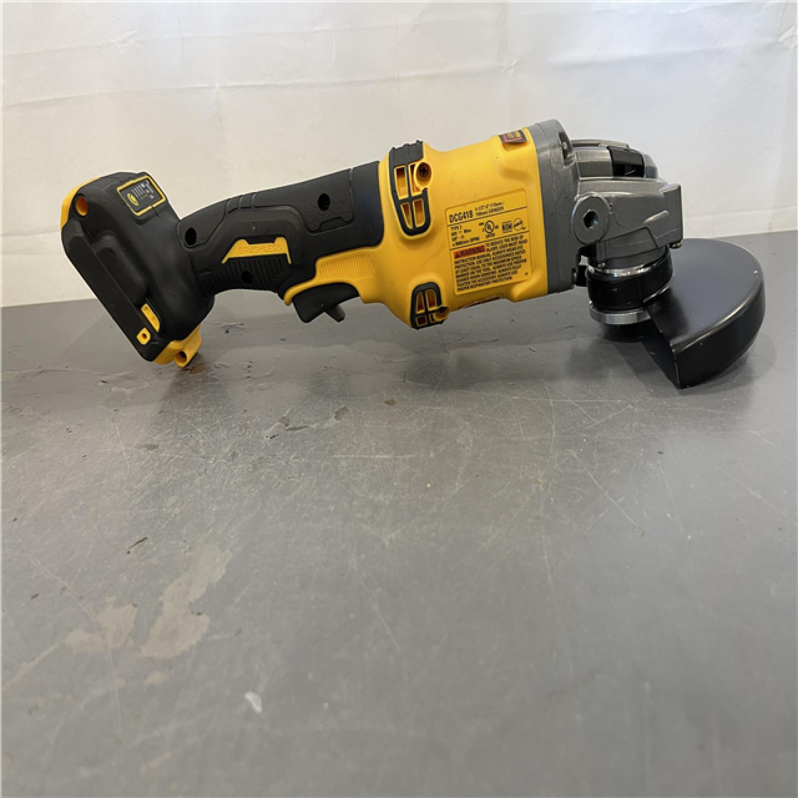 AS-IS - DEWALT 60V MAX Cordless Brushless 4.5 in. to 6 in. Small Angle Grinder with Kickback Brake