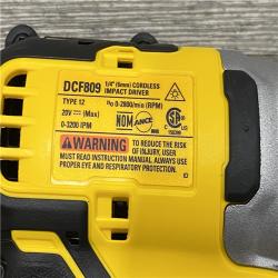 AS-IS DEWALT Atomic 20V Max Lithium-Ion Brushless Cordless Compact 1/4 in. Impact Driver Kit