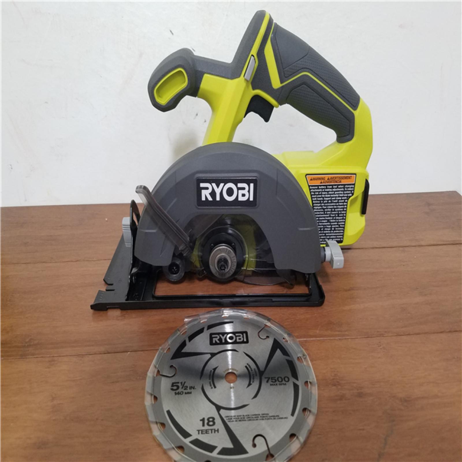 California NEW Ryobi One+ 18V 5-1/2 Circular Saw (Tool Only)
