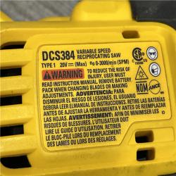 AS-IS DEWALT 20-Volt XR Cordless Reciprocating Saw (Tool Only)
