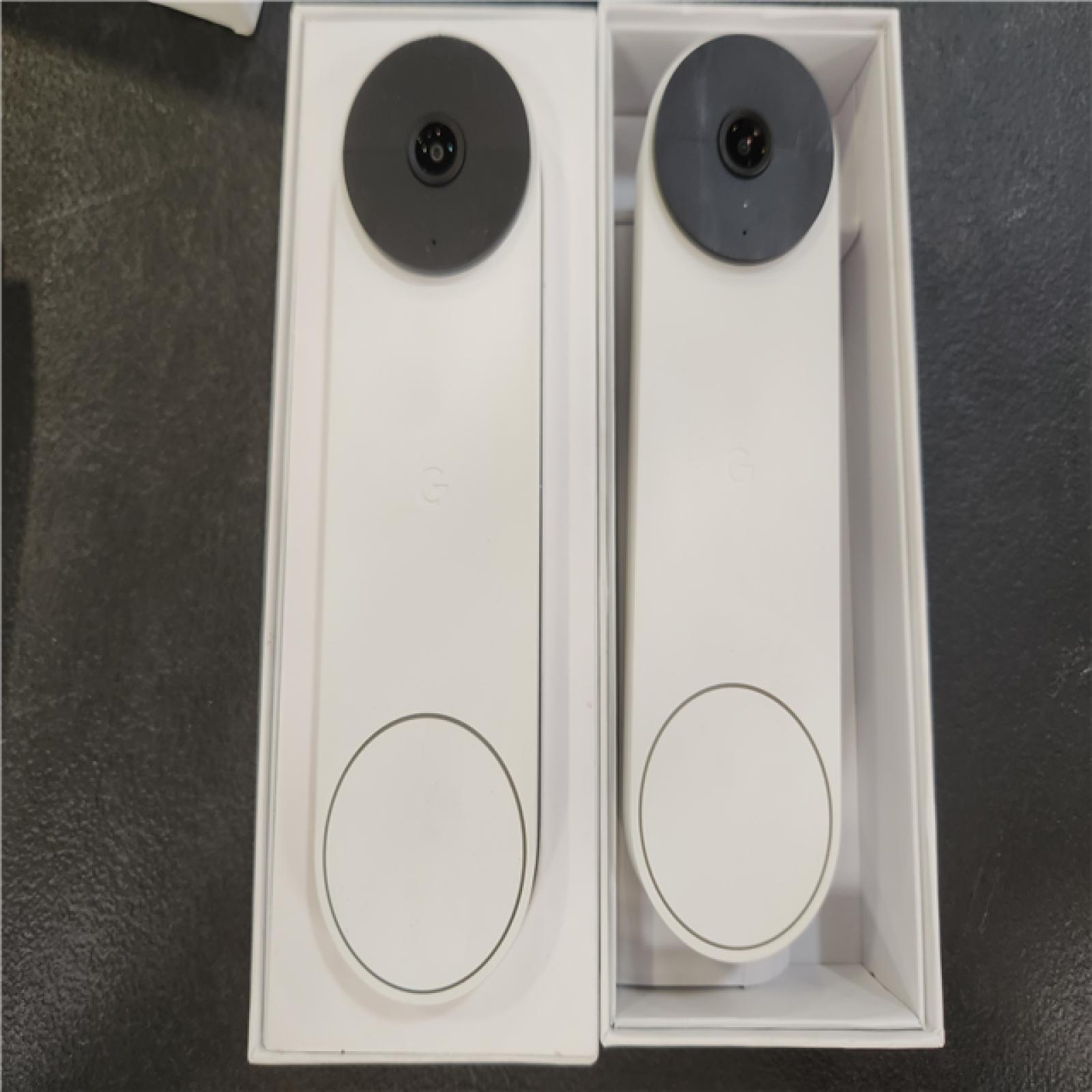 Phoenix AS-IS Google Nest Doorbell - Smart Wi-Fi Video Doorbell Camera - (2-Pack)