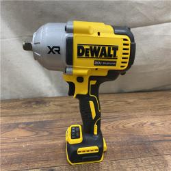 AS-IS Dewalt 20V MAX Lithium-Ion Cordless 1/2 in. Impact Wrench Kit