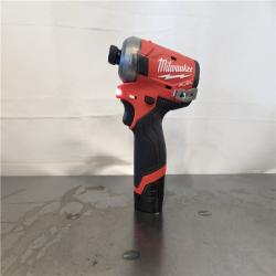 AS-IS- Milwaukee  FUEL SURGE 12V Lithium-Ion Brushless Cordless 1/4 in. Hex Impact Driver Compact Kit