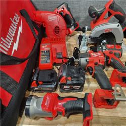 HOUSTON LOCATION - AS-IS Milwaukee 10 Tool Combo Kit W/ (2) Battery & Charger