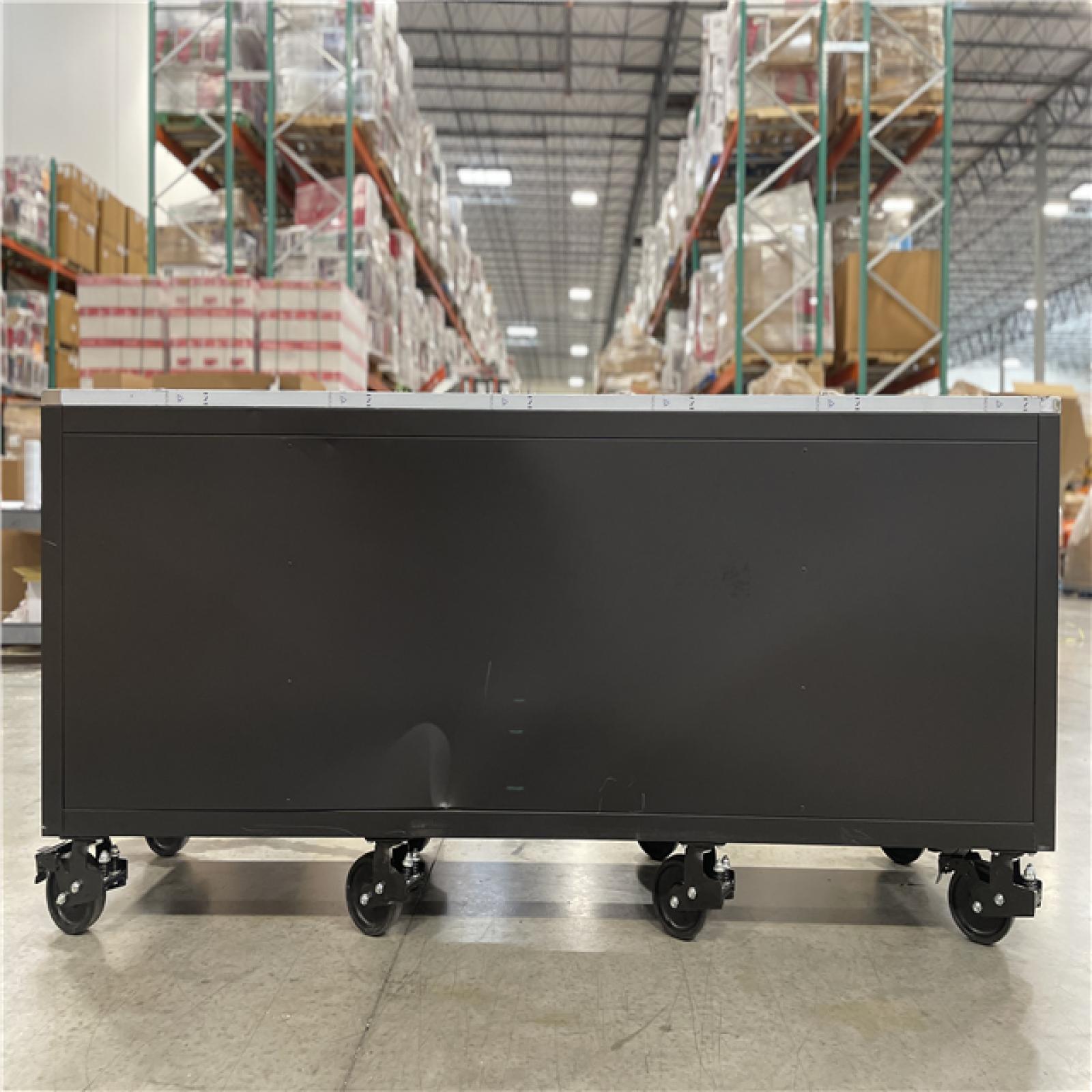 DALLAS LOCATION- AS-IS HUSKY 96 in. W x 24 in. D 16-Drawer Heavy-Duty Mobile Workbench