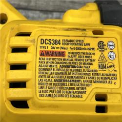 AS-IS DEWALT 20-Volt XR Cordless Reciprocating Saw (Tool Only)