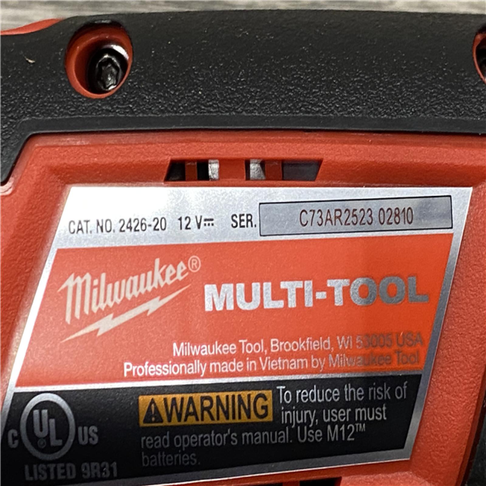 AS-IS Milwaukee 12V Lithium-Ion Brushless Cordless Subcompact Drill and Impact Driver Kit