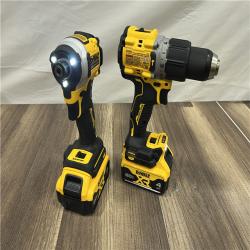 GOOD DEWALT 20V MAX XR Hammer Drill and ATOMIC Impact Driver 2 Tool Cordless Combo Kit with (2) 4.0Ah Batteries, Charger, and Bag