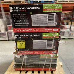 DALLAS LOCATION- AS-IS LG 23,000 BTU 230/208-Volt Window Air Conditioner Unit PALLET (3 UNITS)