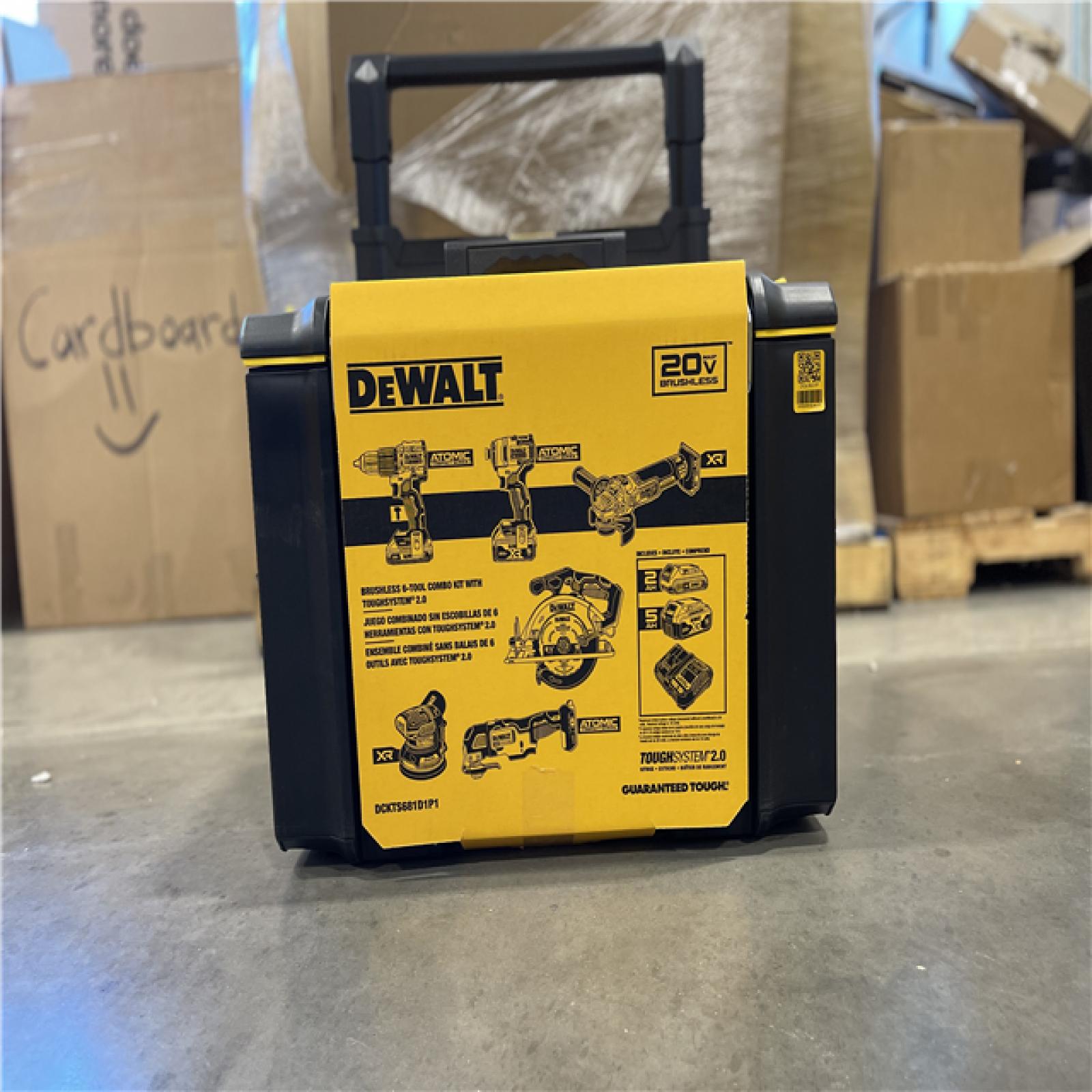 New! - DEWALT 20-Volt MAX ToughSystem Lithium-Ion 6-Tool Cordless Combo Kit