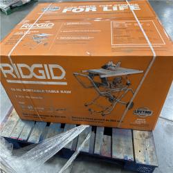 CALIFORNIA NEW Ridgid 10 in. Portable Table Saw
