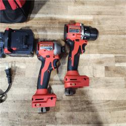 HOUSTON LOCATION - AS - IS Milwaukee 18-Volt Lithium-Ion Brushless Cordless Compact Hammer Drill/Impact Combo Kit