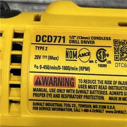 AS-IS DEWALT 20V MAX Cordless Drill/Impact 2 Tool Combo Kit