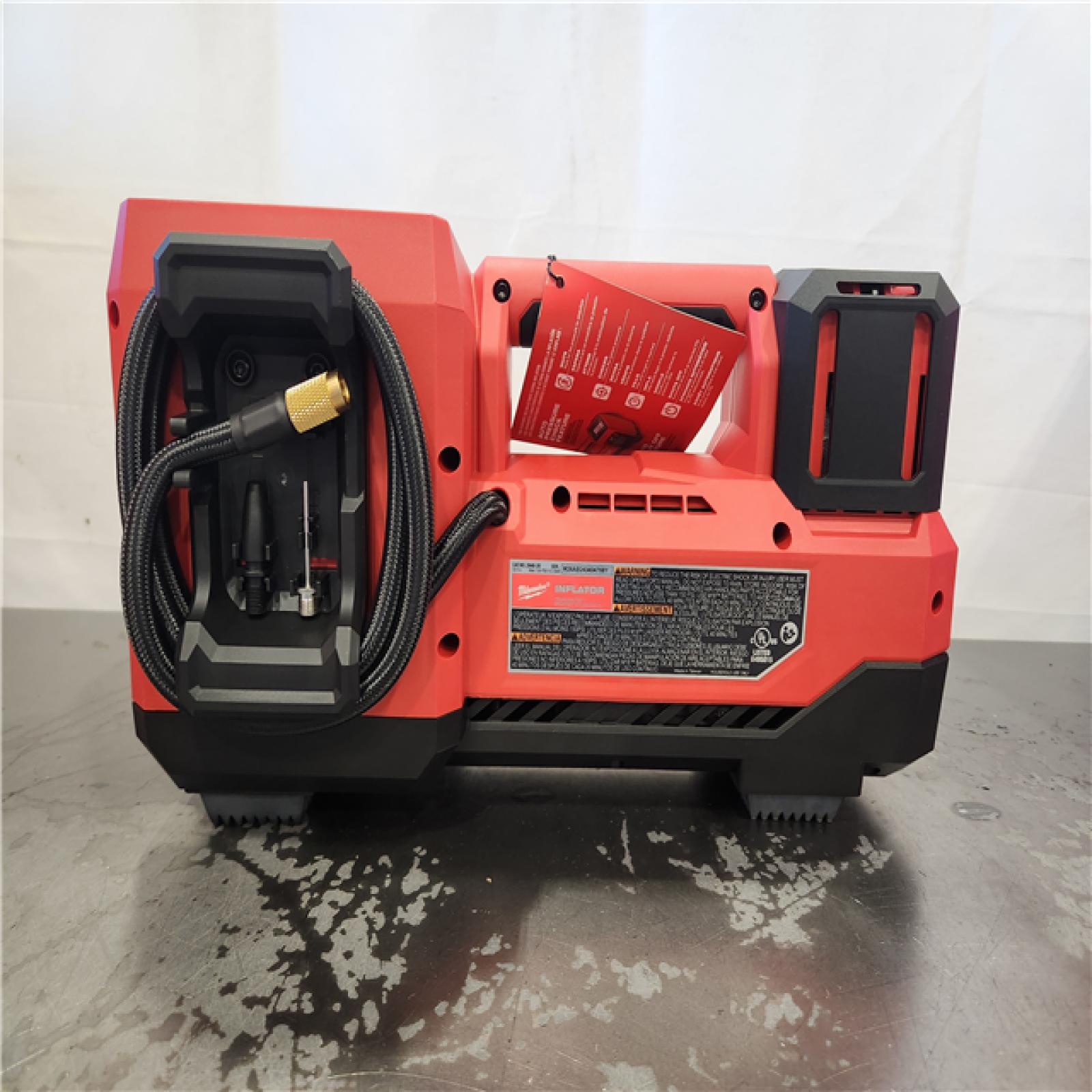AS-IS- MILWAUKEE  18-Volt Lithium-Ion Cordless Inflator (Tool-Only)