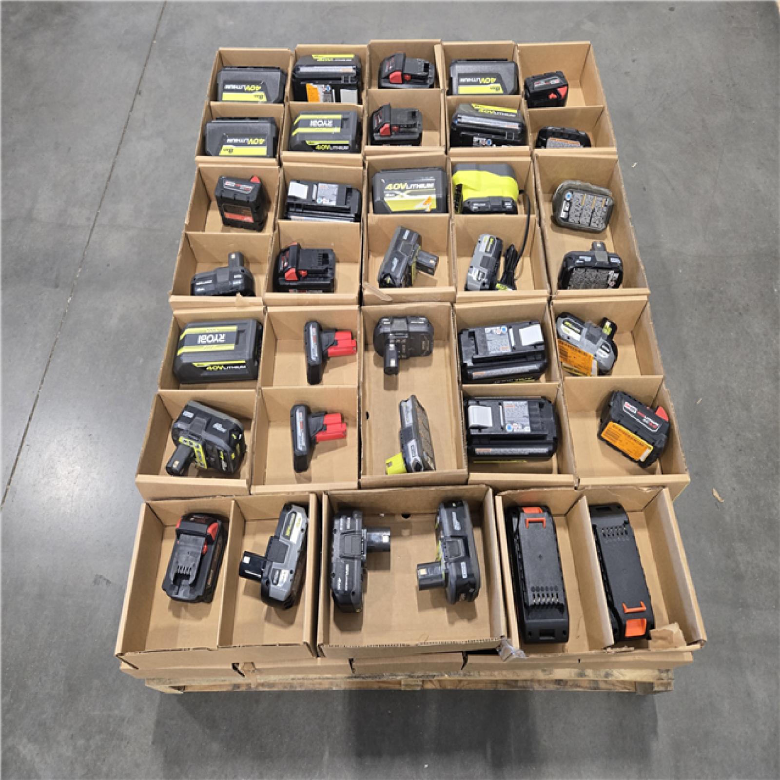 DALLAS LOCATION- AS-IS BATTERY PALLET