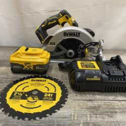 AS-IS DEWALT 20V MAX Lithium-Ion 7-1/4 in. Cordless Circular Saw Kit