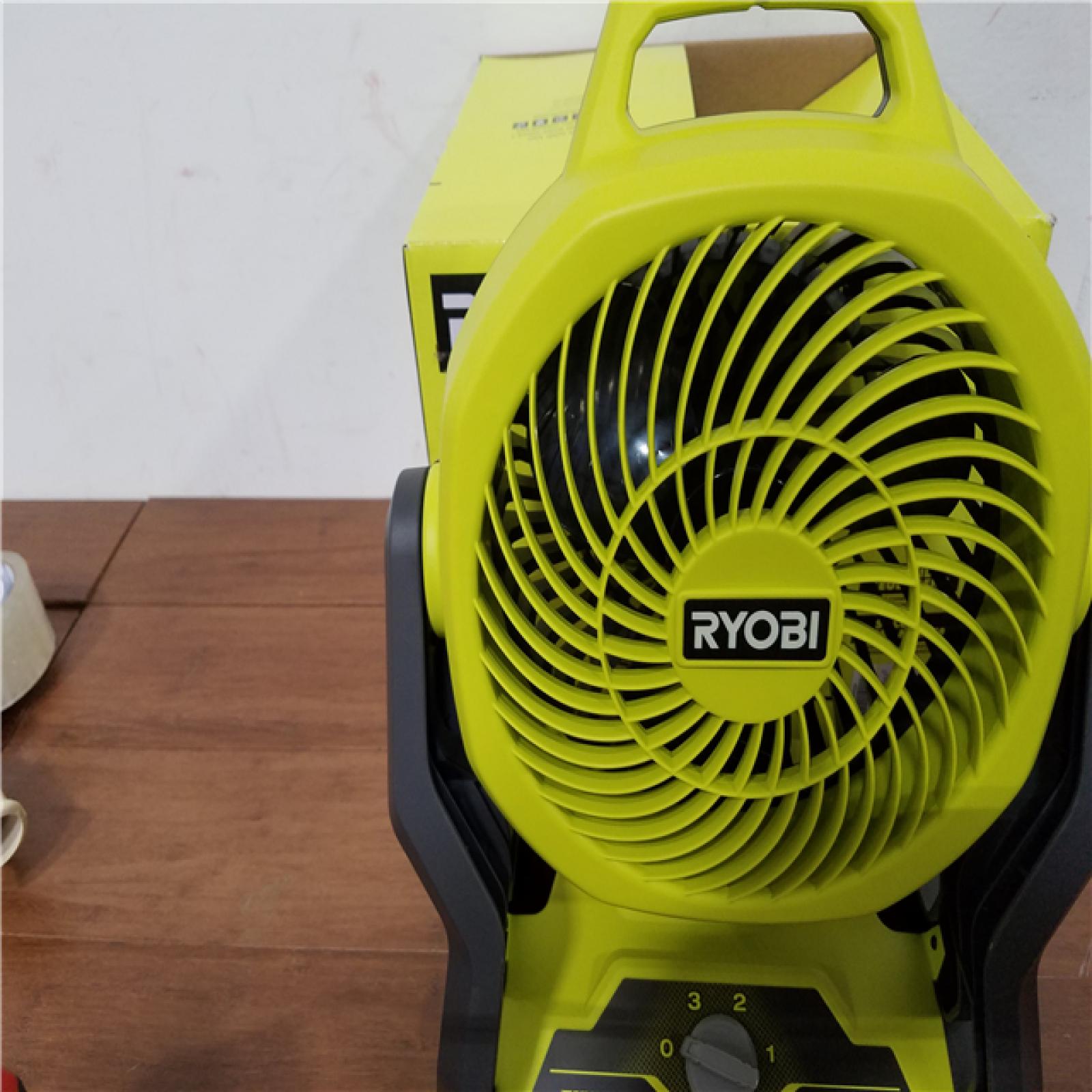 California NEW Ryobi One+ 18V Hybrid 7.5 Fan (Tool Only)