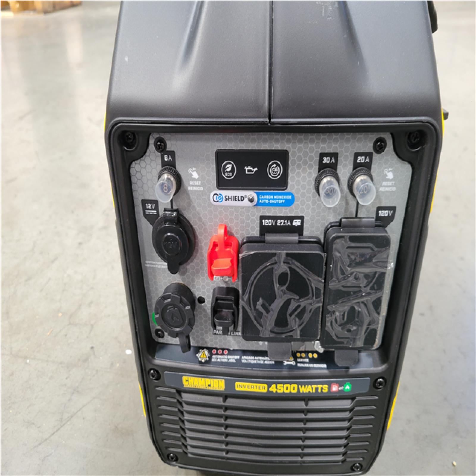 CALIFORNIA APPEARS NEW CHAMPION 4500/3500-Watt Electric Start Gasoline/Propane Powered Dual Fuel Inverter Generator with Quiet Technology and CO Shield