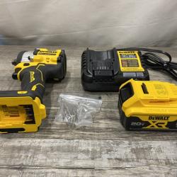 AS-IS DEWALT ATOMIC 20V MAX Lithium-Ion Brushless Cordless 1/2 in. Variable Speed Impact Wrench Kit