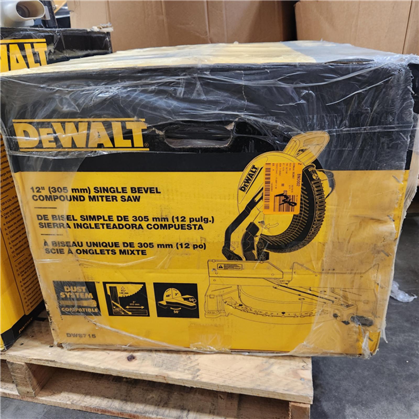 NEW! 15 Amp Corded 12 in. Single Bevel Compound Miter Saw