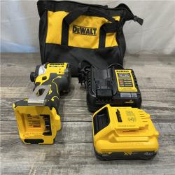 AS-IS DEWALT 20V MAX XR Lithium-Ion Brushless Cordless 3-Speed High Torque 1/4 in. Impact Driver Kit