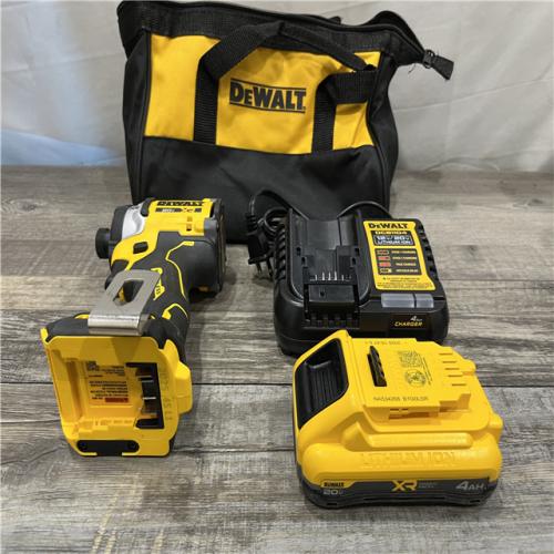 AS-IS DEWALT 20V MAX XR Lithium-Ion Brushless Cordless 3-Speed High Torque 1/4 in. Impact Driver Kit