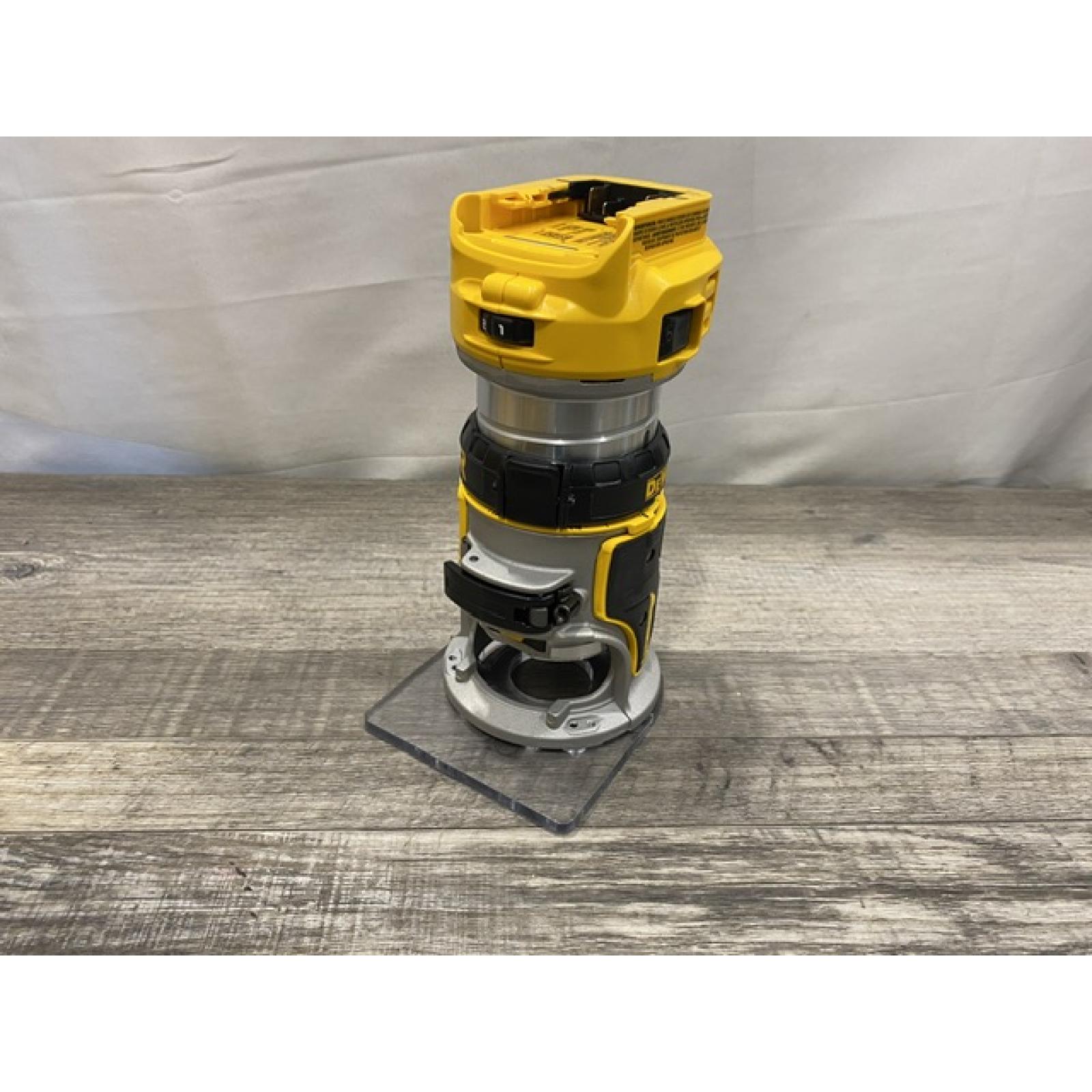 AS-IS DEWALT 20V MAX XR Cordless Brushless Fixed Base Compact Router (Tool Only)