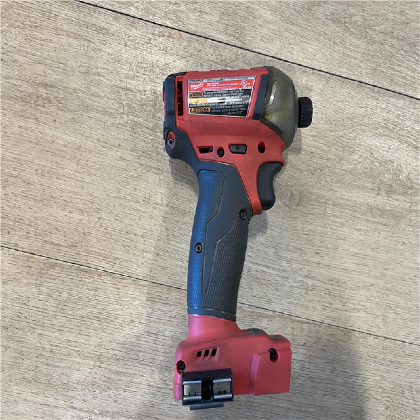 AS-IS Milwaukee FUEL 18V Lithium-Ion Brushless Cordless 1/4 in. Hex Impact Driver (Tool-Only)
