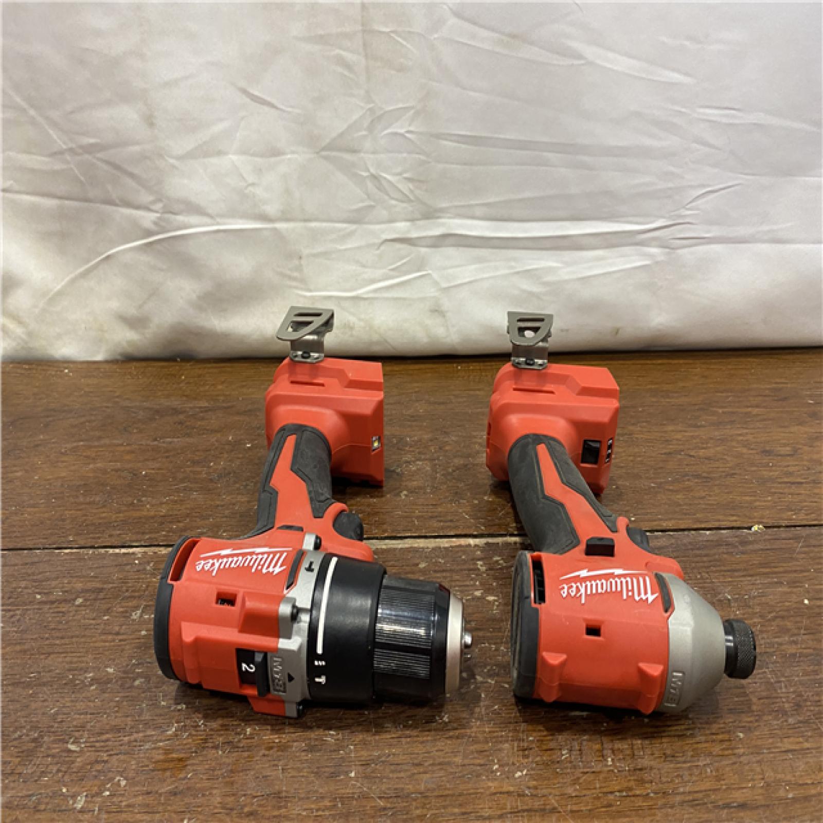 AS-IS Milwaukee M18 Compact Brushless Drill Driver/Impact Driver (2-Tool) Combo Kit