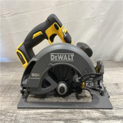 AS-IS DEWALT FLEXVOLT 60V MAX Cordless Brushless 7-1/4 in. Circular Saw with Brake (Tool Only)