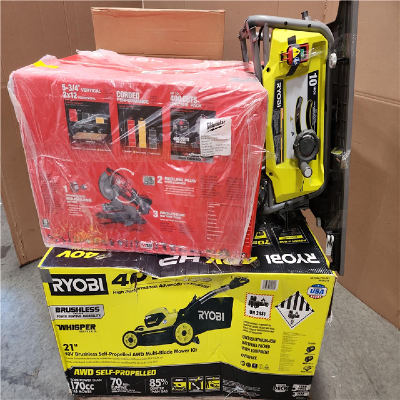 CALIFORNIA AS-IS TOOL PALLET
