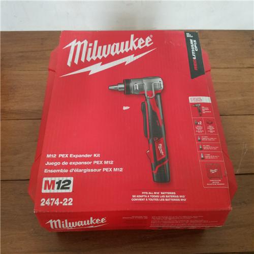 California AS-IS Milwaukee M12 Pex Expander Kit  Includes (2) Batteries  Charger & Hard Case