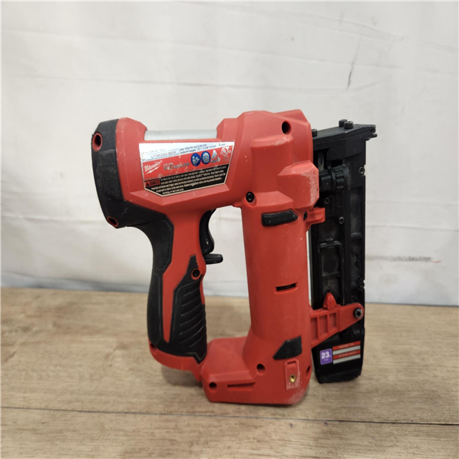 AS-IS- Milwaukee 12V 23 Gauge Cordless Pin Nailer (Tool Only)