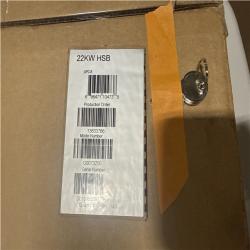 CALIFORNIA AS IS GENERAC 22KW BACK UP GENERATOR WITH AUTOMATIC TRANSFER SWITCH