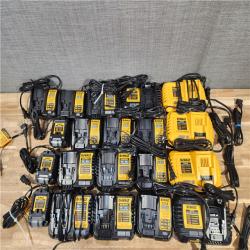 HOUSTON LOCATION - AS-IS DEWALT BATTERY CHARGER PACK QTY - 20