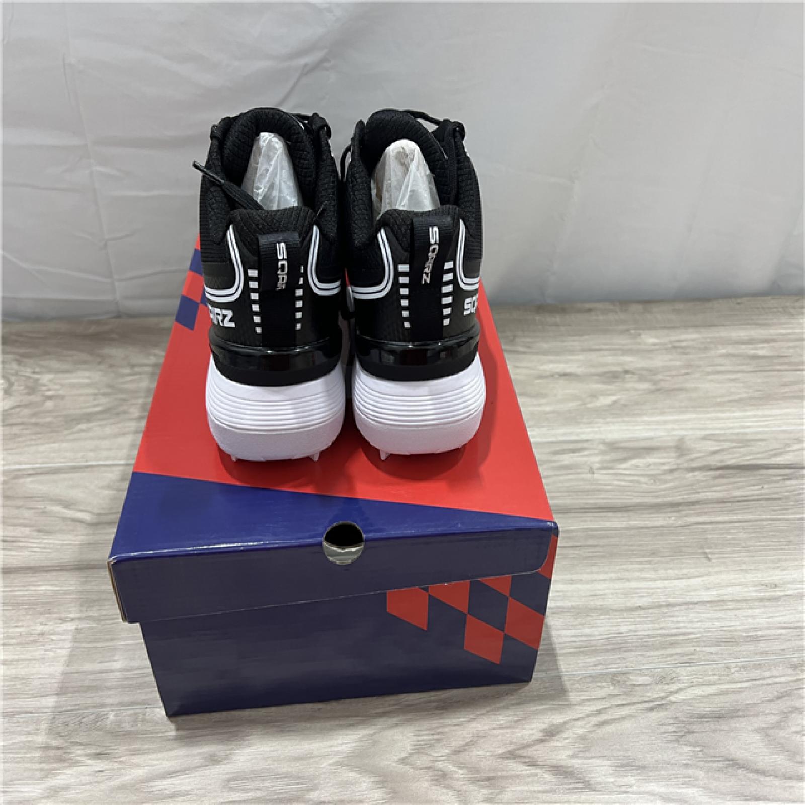 SQAIRZ Baseball Cleats - Black - SZ 9.5