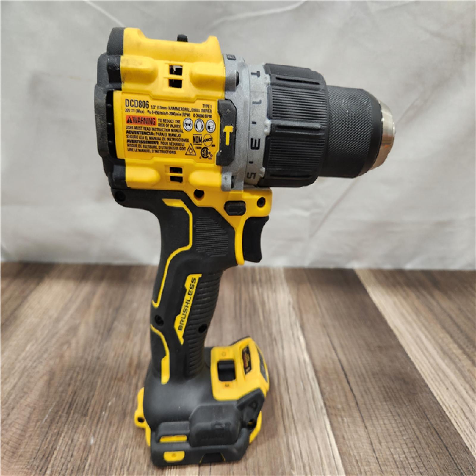 AS-IS- DeWalt 20V MAX XR 1/2 in. Brushless Cordless Hammer Drill (Tool Only)