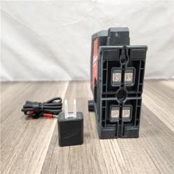 AS-IS- MILWAUKEE 100 Ft. REDLITHIUM Lithium-Ion USB Green Rechargeable Cross Line Laser Level with Charger