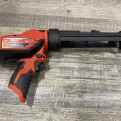AS-IS Milwaukee 12V Lithium-Ion Cordless 10 oz. Adhesive and Caulk Gun (Tool-Only)