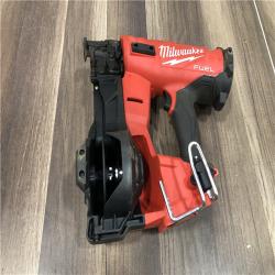 AS-IS Milwaukee FUEL 18-Volt Lithium-Ion Brushless Cordless Coil Roofing Nailer (Tool Only)