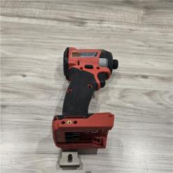 AS-IS Milwaukee 2953-20 18V Lithium-Ion Brushless Cordless 1/4   Hex Impact Driver Bare Tool  Red