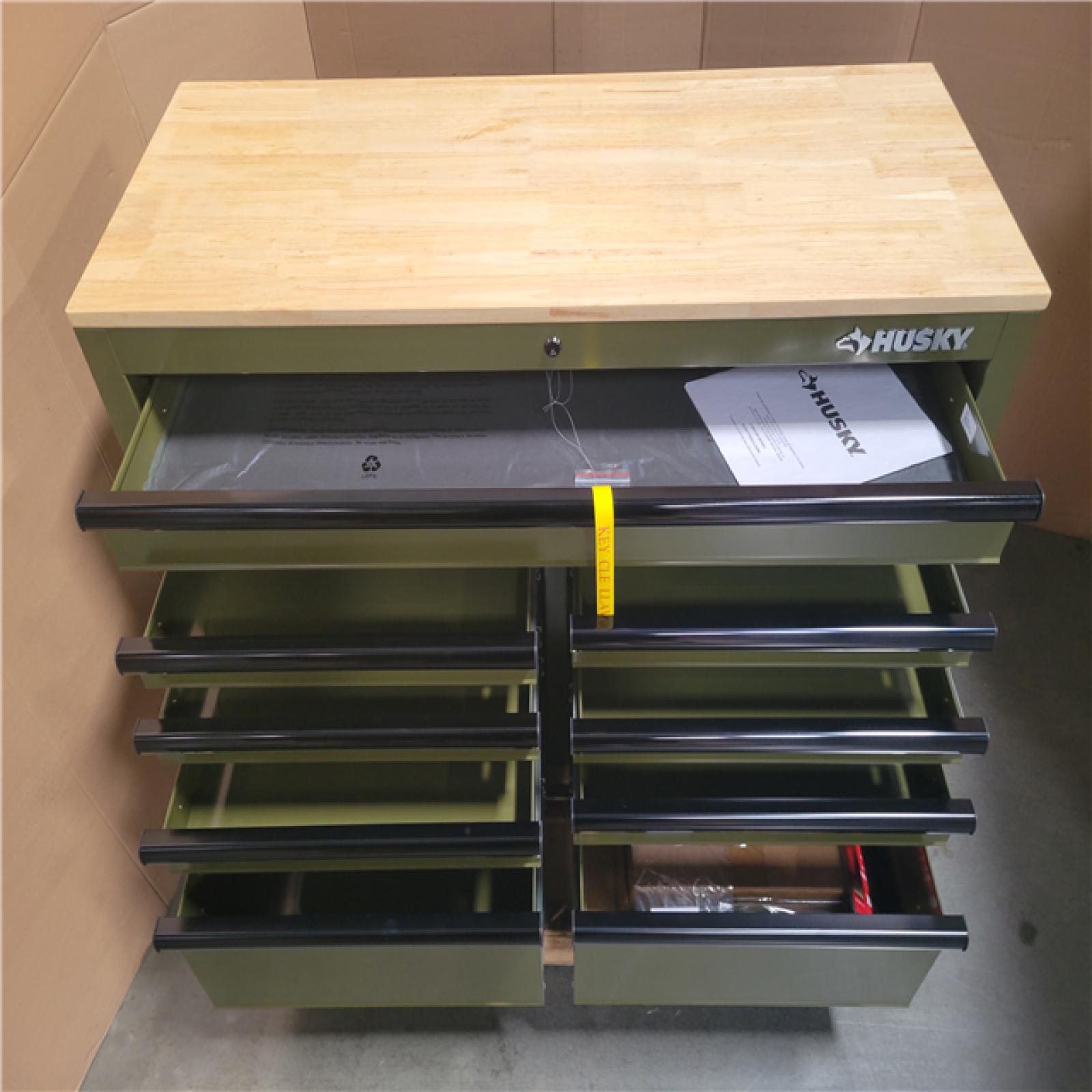 California NEW Husky 9-Drawer Mobile Work Bench