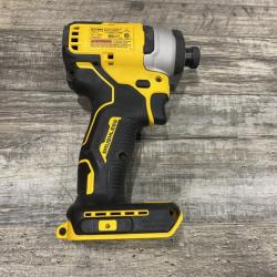 AS-IS DEWALT Atomic 20V Max Lithium-Ion Brushless Cordless Compact 1/4 in. Impact Driver Kit