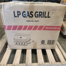 Phoenix NEW R.W.FLAME 4-Burner Built-In Gas Grill in Stainless Steel