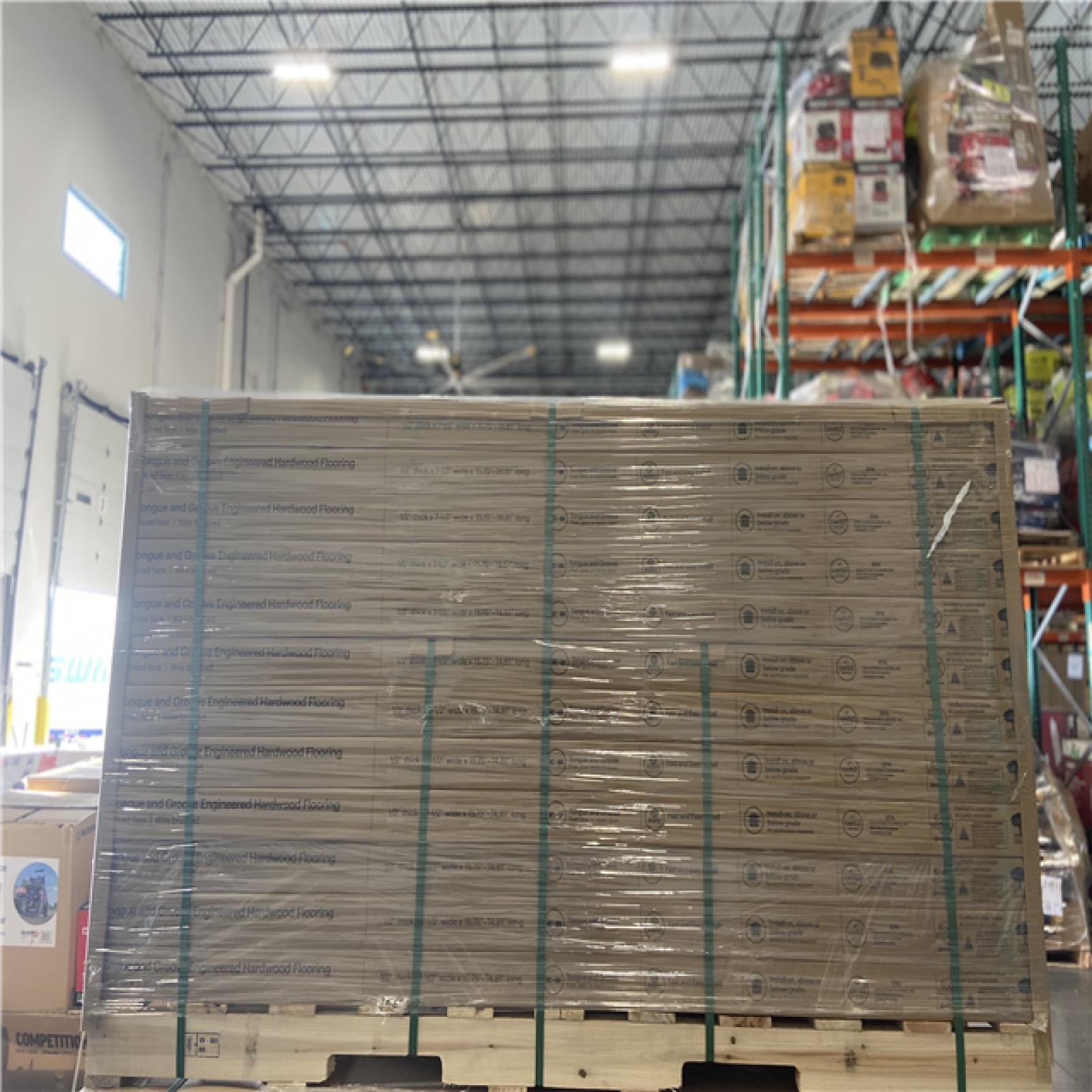 DALLAS LOCATION - Malibu Wide Plank Marshalls French Oak 1/2 in. T x 7.5 in. W Tongue & Groove Wire Brushed Engineered Hardwood Flooring (23.3 sq. ft./case) - 60 CASES
