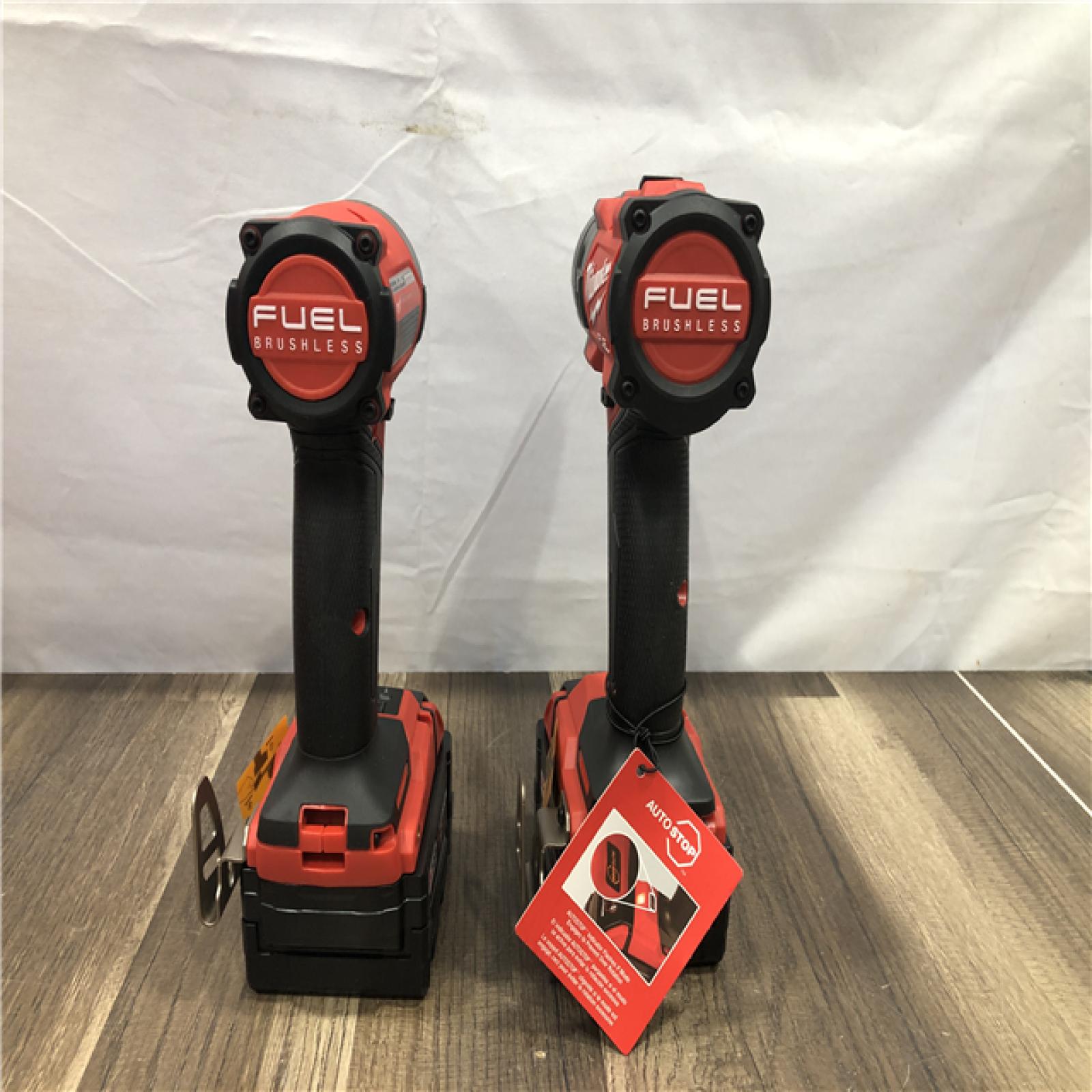 AS-IS Milwaukee FUEL 18V Lithium-Ion Brushless Cordless Hammer Drill and Impact Driver Combo Kit