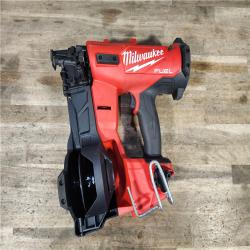 HOUSTON LOCATION - AS-IS Milwaukee M18 FUEL 18-Volt Lithium-Ion Brushless Cordless Coil Roofing Nailer (Tool Only)