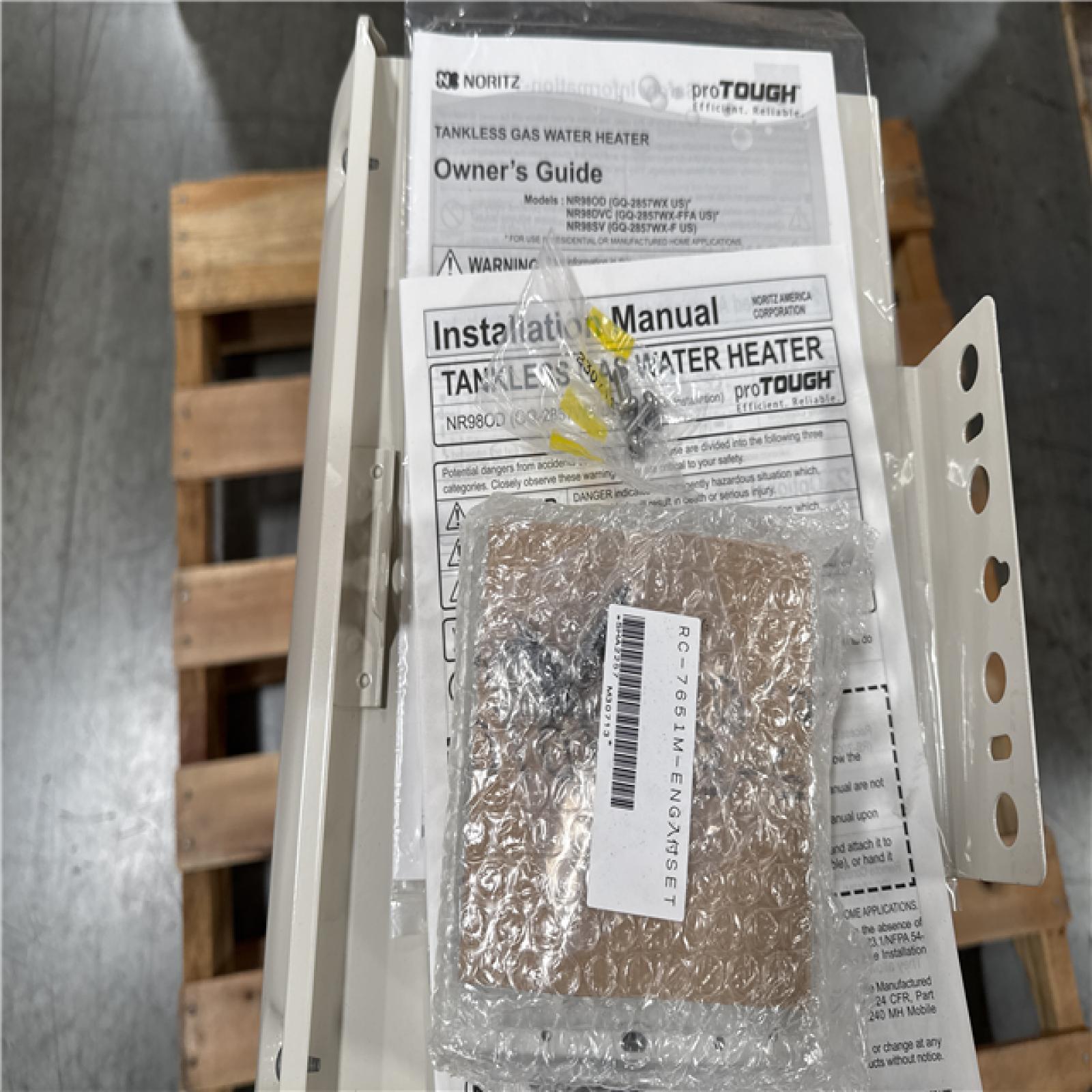 California AS-IS Noritz Tankless Gas Water Heater